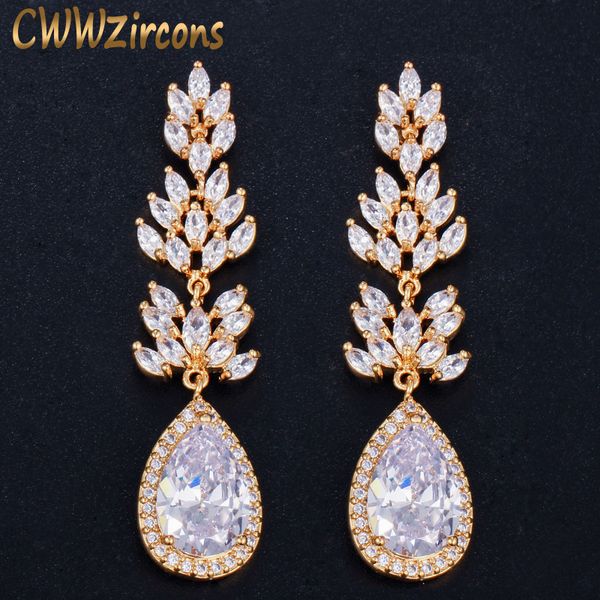 cwwzircons африканский нигерийский желтый цвет золота невесты свадебные украшения цирконий luxury long падения невесты серьги cz384, Silver
cwwzircons африканский нигерийский желтый цвет золота невесты свадебные украшения цирконий luxury long падения невесты серьги cz384, Silver