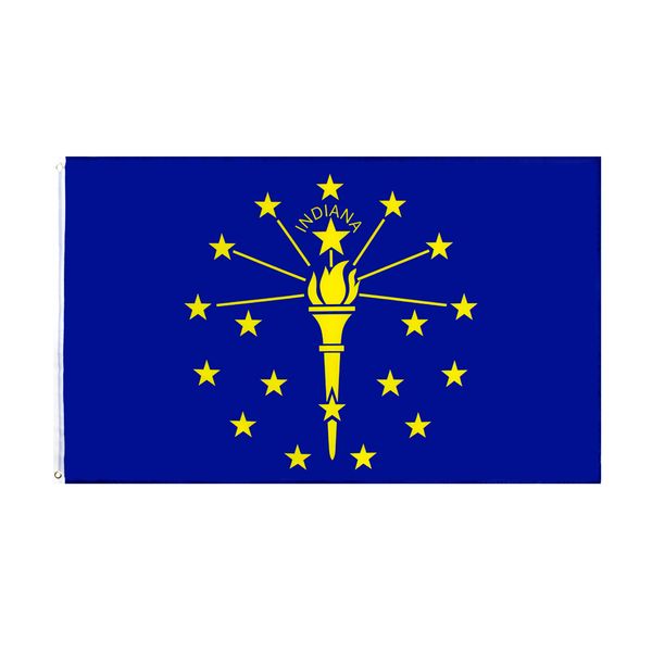 indiana flag direct factory wholesale 3x5fts 90x150cm usa state usa banner mixed order for hanging decoration
indiana flag direct factory wholesale 3x5fts 90x150cm usa state usa banner mixed order for hanging decoration