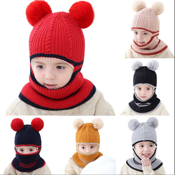 caps & hats kids winter ears girls boys children warm scarf set baby bonnet enfant knitted cute hat for girl boy, Yellow
caps & hats kids winter ears girls boys children warm scarf set baby bonnet enfant knitted cute hat for girl boy, Yellow