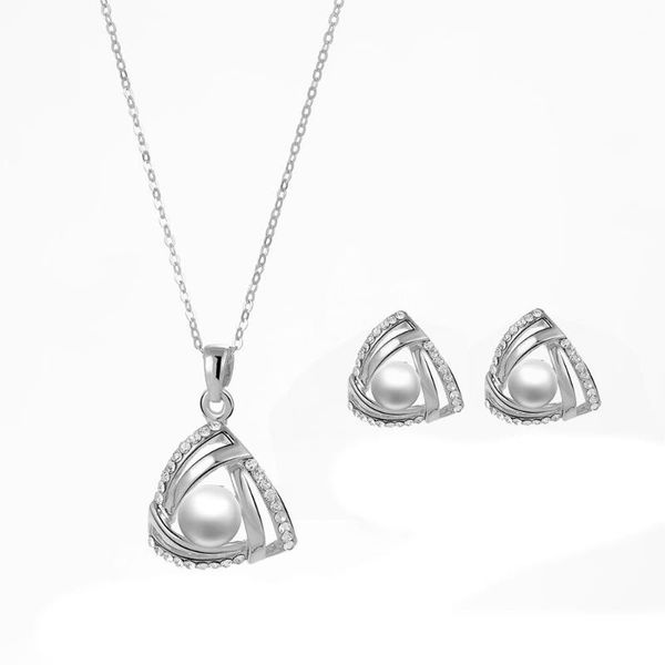 vintage simulated pearl jewelry sets for women silver color wedding bridal crystal pendant necklace stud earrings african set
vintage simulated pearl jewelry sets for women silver color wedding bridal crystal pendant necklace stud earrings african set