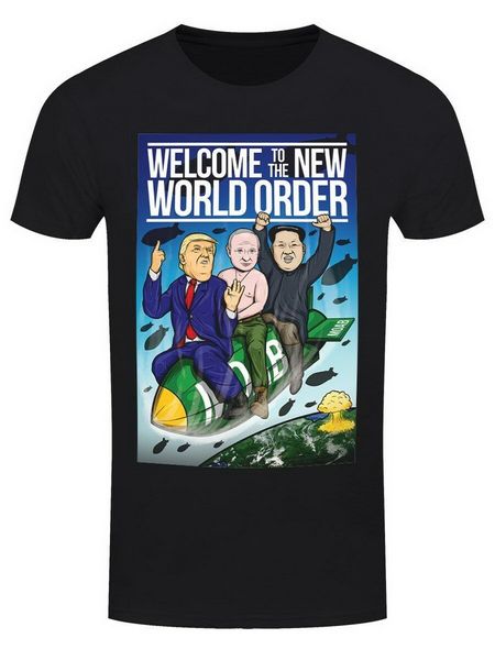 t-shirt добро пожаловать в новый мировой порядок мужская черный повседневный мода печати tee shirt
t-shirt добро пожаловать в новый мировой порядок мужская черный повседневный мода печати tee shirt
