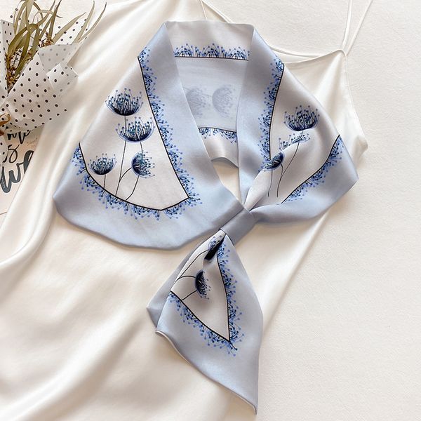 scarves 2021 100% pure silk scarf for women print neck fashion hijab headband beach stole foulard female, Blue;gray
scarves 2021 100% pure silk scarf for women print neck fashion hijab headband beach stole foulard female, Blue;gray