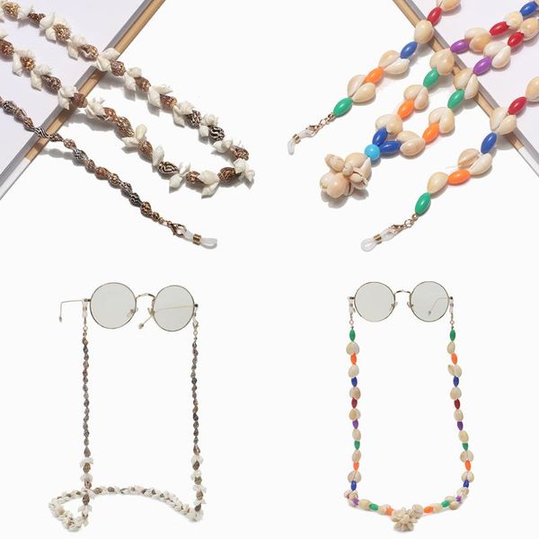 fashion colorful shell conch sunglasses chain for women boho handmade reading glasses chain eyewears cord holder neck strap rope, Silver
fashion colorful shell conch sunglasses chain for women boho handmade reading glasses chain eyewears cord holder neck strap rope, Silver