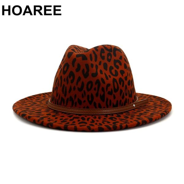 hoaree red leopard wool jazz fedora hats casual women leather belt felt hat ladies panama trilby female party cap sombrero, Blue;gray
hoaree red leopard wool jazz fedora hats casual women leather belt felt hat ladies panama trilby female party cap sombrero, Blue;gray