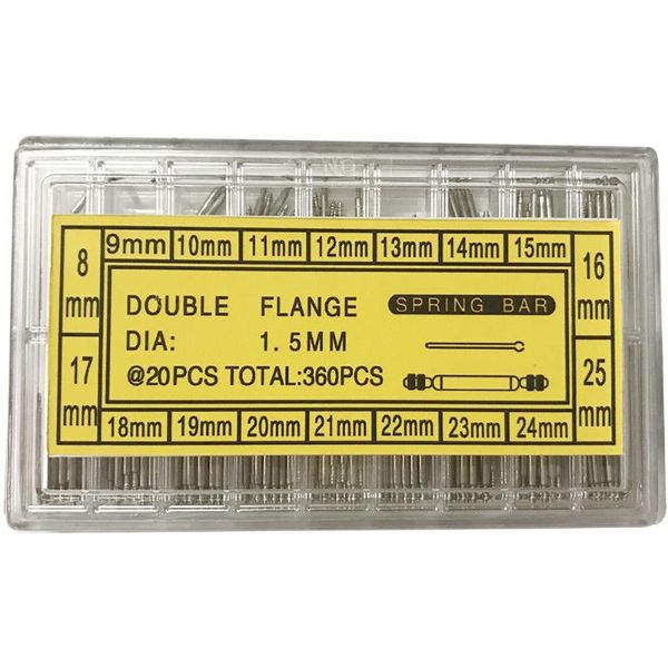 360pcs 8-25mm professional remover tool link pins band with case spring repair bars watch tool kit
360pcs 8-25mm professional remover tool link pins band with case spring repair bars watch tool kit