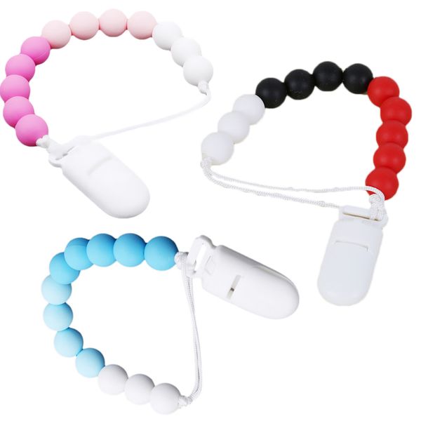 infant baby candy color feeding dummy pacifier clip for nipple baby teething soother holder strap chain feeding accessories 
infant baby candy color feeding dummy pacifier clip for nipple baby teething soother holder strap chain feeding accessories