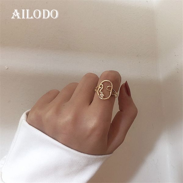 ailodo punk abstract human face open rings for women gold silver color unique design hollow face rings fashion jewelry 20apr35, Golden;silver
ailodo punk abstract human face open rings for women gold silver color unique design hollow face rings fashion jewelry 20apr35, Golden;silver