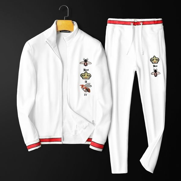new 2020 autumn men's cardigan sports suit casual sweater suit korean style slim fashion embroidery men's suit, Gray
new 2020 autumn men's cardigan sports suit casual sweater suit korean style slim fashion embroidery men's suit, Gray