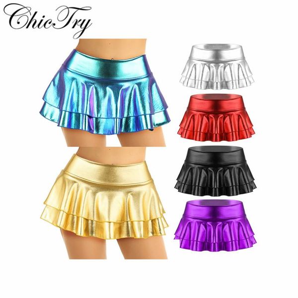 sequins female womens shiny metallic low rise double layered ruffled mini skirt for dance raves festivals costumes clubwear, Black
sequins female womens shiny metallic low rise double layered ruffled mini skirt for dance raves festivals costumes clubwear, Black