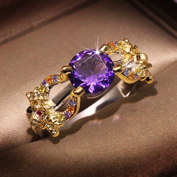 wedding rings fashion purple18krgp gold flower 1.5ct cz pave austria crystal ring for women engagement jewelry size hollow out gift, Slivery;golden
wedding rings fashion purple18krgp gold flower 1.5ct cz pave austria crystal ring for women engagement jewelry size hollow out gift, Slivery;golden