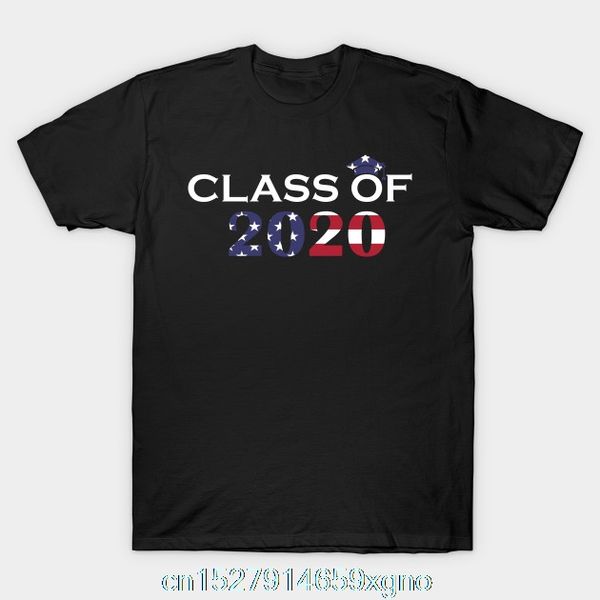 printed class of 2020 t-shirt men t shirt cotton tshirt o-neck short-sleeve women t-shirt