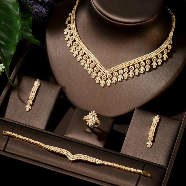 hibride brilliant nigeria cubic zirconia women wedding necklace earring jewelry set bridal party gifts costume jewelry n-1492, Silver
hibride brilliant nigeria cubic zirconia women wedding necklace earring jewelry set bridal party gifts costume jewelry n-1492, Silver