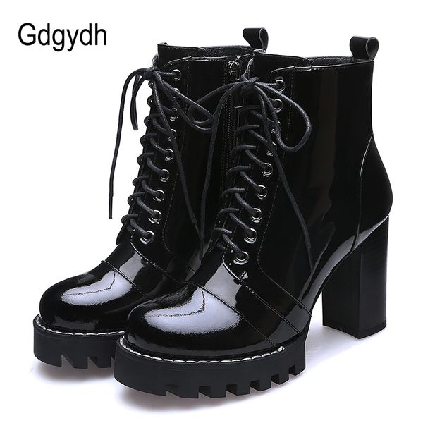 boots gdgydh spring autumn ankle for women genuine leather lace-up tpr sole comfortable black female patent
boots gdgydh spring autumn ankle for women genuine leather lace-up tpr sole comfortable black female patent
