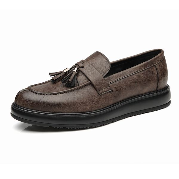 dress shoes tassel men slip-on business life footwear for man trip flats office oxfords zy660, Black
dress shoes tassel men slip-on business life footwear for man trip flats office oxfords zy660, Black