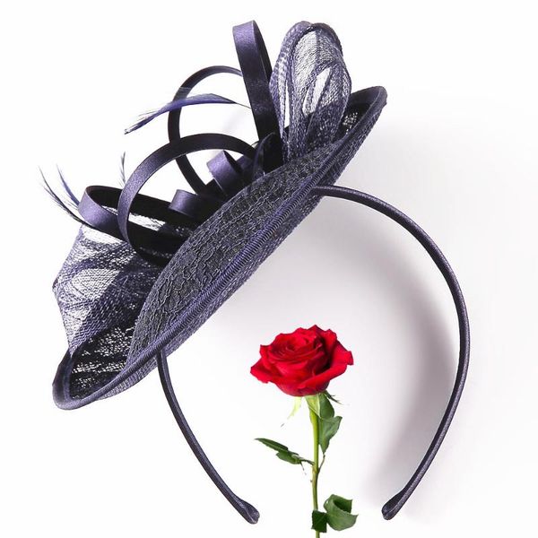 stingy brim hats fascinator cocktail for women elegant navy blue feather hat vintage wedding lady head-mounted fedoras cap, Blue;gray
stingy brim hats fascinator cocktail for women elegant navy blue feather hat vintage wedding lady head-mounted fedoras cap, Blue;gray