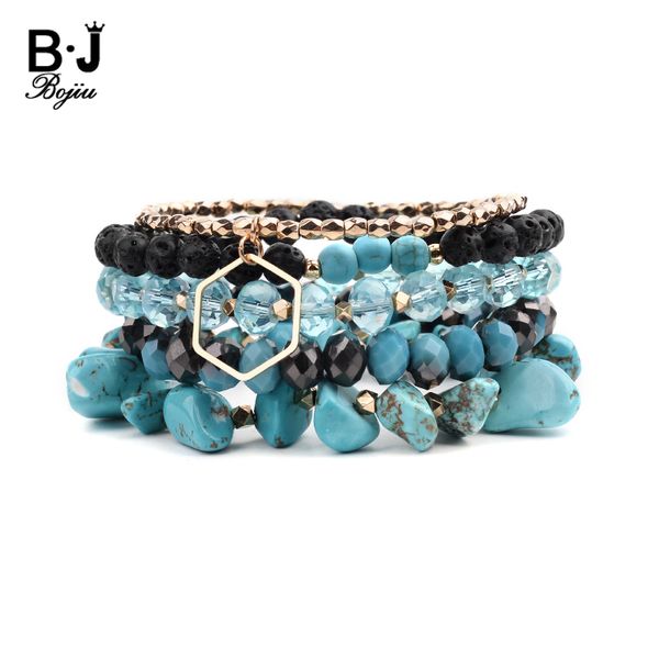 5 pcs/set boho women's charm bracelets jewelry natural stone turquoises black lava rock faceted crystal bracelets femme bcset274, Golden;silver
5 pcs/set boho women's charm bracelets jewelry natural stone turquoises black lava rock faceted crystal bracelets femme bcset274, Golden;silver
