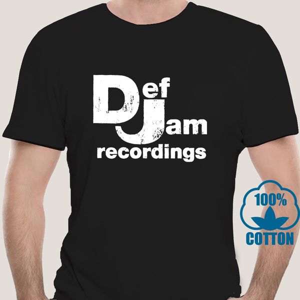1968a def jam records men's distressed logo t-shirt