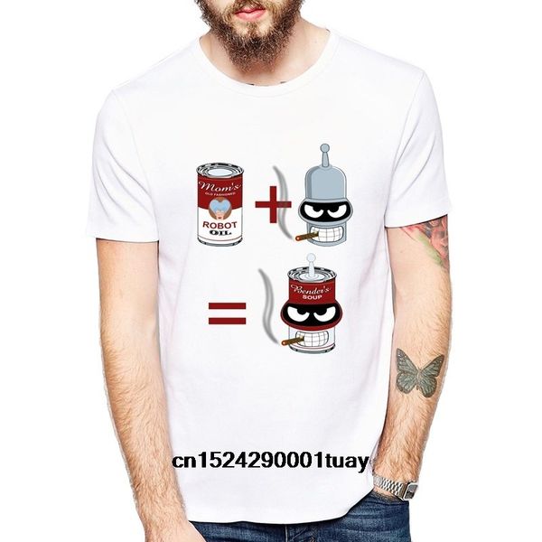 new summer fashion men's short sleeve bender+soup t-shirt cartoon white casual o-neck printed white t-shirt
new summer fashion men's short sleeve bender+soup t-shirt cartoon white casual o-neck printed white t-shirt