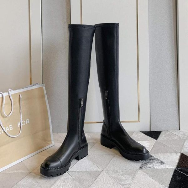 bottes femme new winter shoes women's over-the-knee stretch boots cow leather streetwear riding boots gorgeous equestrian, Black
bottes femme new winter shoes women's over-the-knee stretch boots cow leather streetwear riding boots gorgeous equestrian, Black
