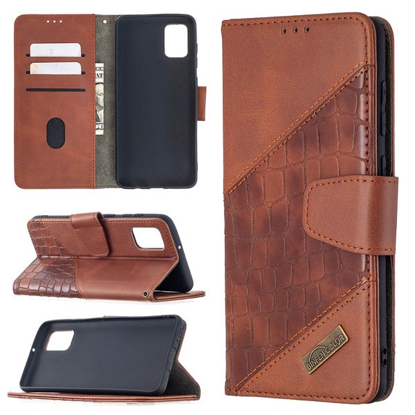 for samsung galaxy a31 case flip cover stand wallet pu leather color matching crocodile pattern with card slot
for samsung galaxy a31 case flip cover stand wallet pu leather color matching crocodile pattern with card slot