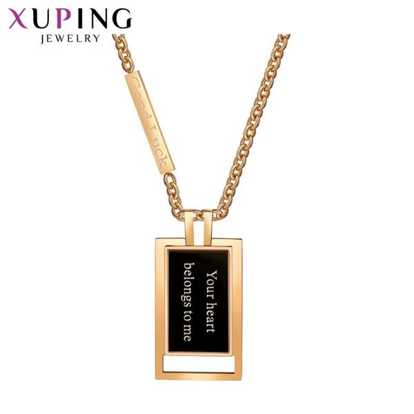 xuping fashion romantic exquisite necklace with stainless steel jewelry for wonen romantic jewelry gift m104.8-40621, Silver
xuping fashion romantic exquisite necklace with stainless steel jewelry for wonen romantic jewelry gift m104.8-40621, Silver