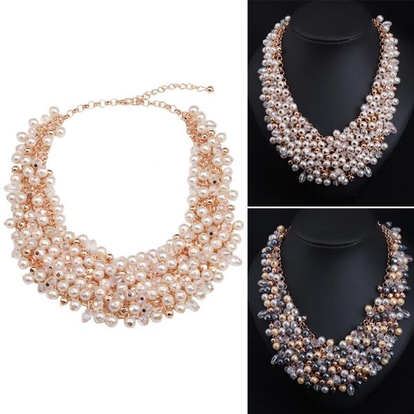 мода женщины многослойные бусы жемчуг себе ожерелье цепи ожерелья choker bib воротник lady свадеб подарка ювелирных изделий, Silver
мода женщины многослойные бусы жемчуг себе ожерелье цепи ожерелья choker bib воротник lady свадеб подарка ювелирных изделий, Silver