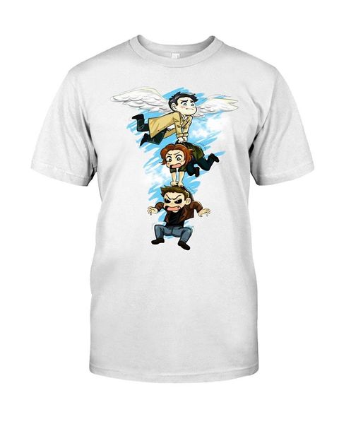 supernatural chibi team castiel angel dean sam winchester white t-shirt summer new men cotton t-shirt tee
supernatural chibi team castiel angel dean sam winchester white t-shirt summer new men cotton t-shirt tee