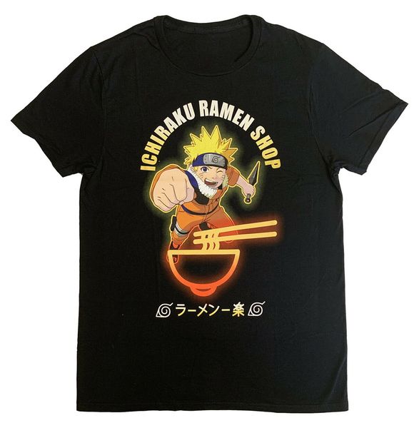 naruto ichiraku ramen shop shippuden licensed t-shirt new funny tee shirt