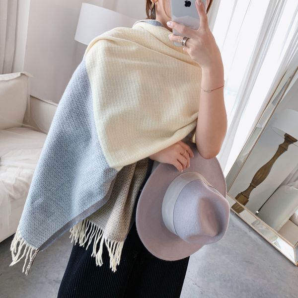 2020 brand women cashmere scarf winter warm shawls and wraps lady print thick blanket neck scarves bufanda foulard, Blue;gray
2020 brand women cashmere scarf winter warm shawls and wraps lady print thick blanket neck scarves bufanda foulard, Blue;gray