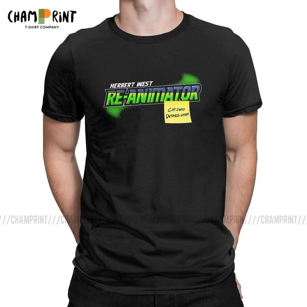 men's re-animator logo t shirts fantasy horror 70s movie pure cotton funny short sleeve o neck tee shirt summer t-shirt
men's re-animator logo t shirts fantasy horror 70s movie pure cotton funny short sleeve o neck tee shirt summer t-shirt