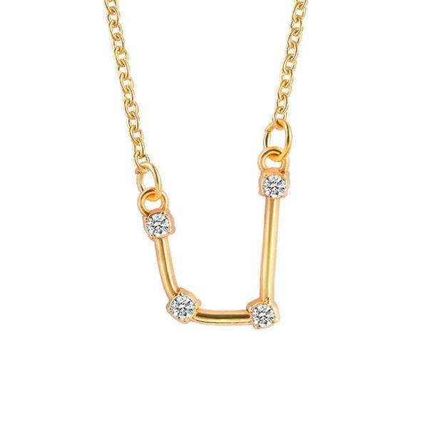 fashion women cubic zirconia inlaid constellation necklace jewelry birthday gift, Silver
fashion women cubic zirconia inlaid constellation necklace jewelry birthday gift, Silver