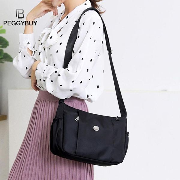 fashion multi-functional pockets women's shoulder bag nylon casual messenger bag women pure color large capacity handbag
fashion multi-functional pockets women's shoulder bag nylon casual messenger bag women pure color large capacity handbag