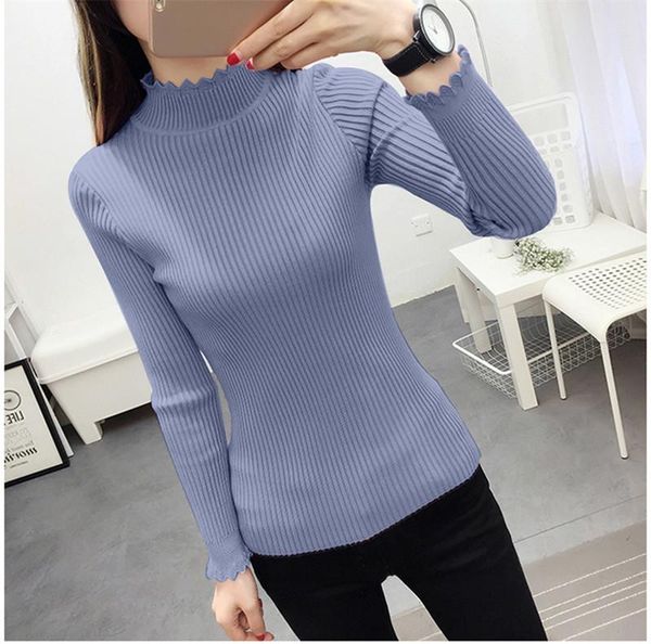 fashion sweater for women korean winter new bottoming shirt actual shooting, White;black
fashion sweater for women korean winter new bottoming shirt actual shooting, White;black