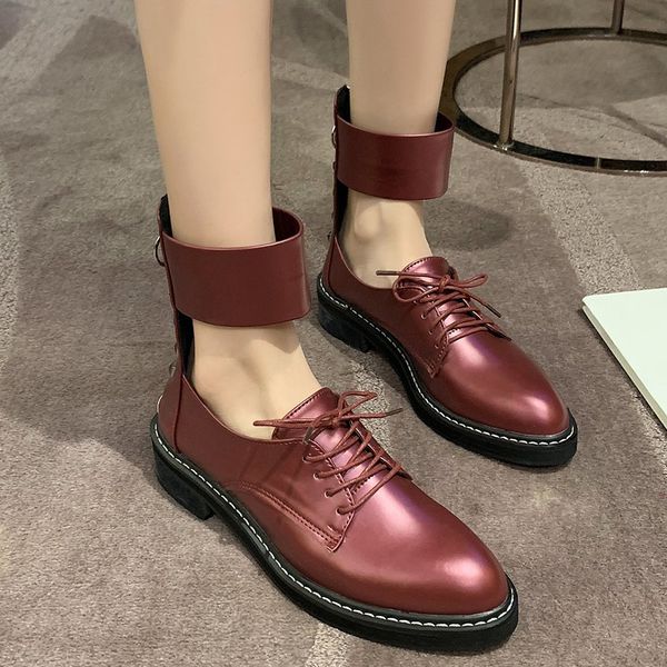 fashion patent leather ankle boots for women retro rivet pointed toe botas mujer 2020 hollow out square heel shoes, Black
fashion patent leather ankle boots for women retro rivet pointed toe botas mujer 2020 hollow out square heel shoes, Black