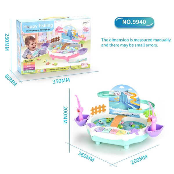 2020 new product every family education magnetic fishing toys boys and girls 1-2-3 years old electric can add water slide fishing
2020 new product every family education magnetic fishing toys boys and girls 1-2-3 years old electric can add water slide fishing