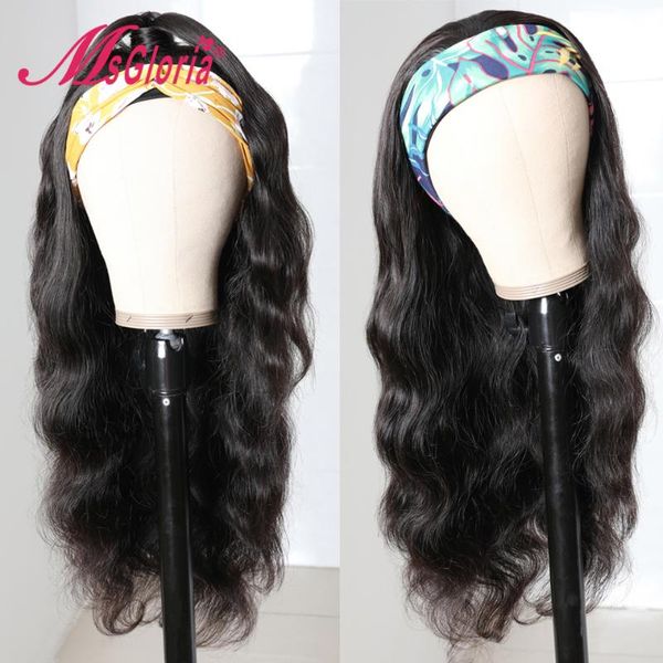 body wave human hair wigs natural black color headband wig human hair for women brazilian remy wig full machine made, Black;brown
body wave human hair wigs natural black color headband wig human hair for women brazilian remy wig full machine made, Black;brown