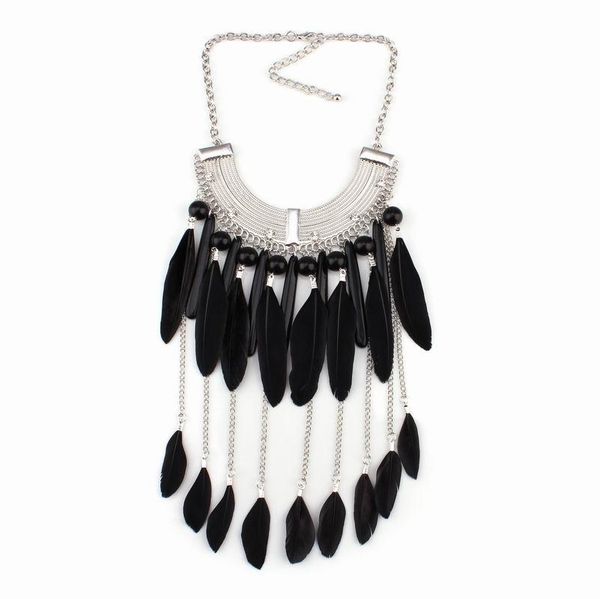 2020 chunky chain crystal pendant bead statement feather necklace for ladies jewelry wholesale new brand design fashion necklace, Silver
2020 chunky chain crystal pendant bead statement feather necklace for ladies jewelry wholesale new brand design fashion necklace, Silver