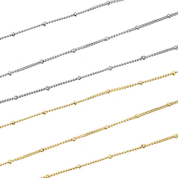 silver color/golden stainless steel link chain for jewelry making 1.5 metal chain with beads by meter cadenas por metros 5m/lot
silver color/golden stainless steel link chain for jewelry making 1.5 metal chain with beads by meter cadenas por metros 5m/lot
