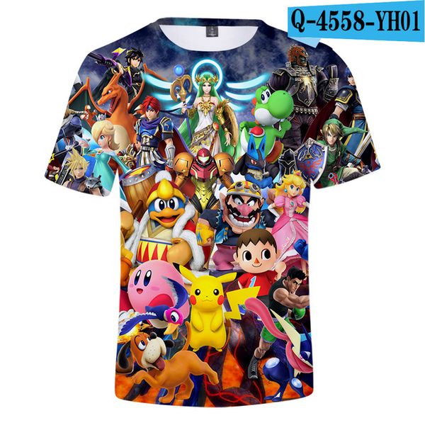 super smash bros. game boys men brand 3d print shirts comics horror plus size men clothing
super smash bros. game boys men brand 3d print shirts comics horror plus size men clothing