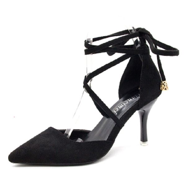 2020 new pointed high heels female stiletto cross strap baotou sandals female student, Black
2020 new pointed high heels female stiletto cross strap baotou sandals female student, Black