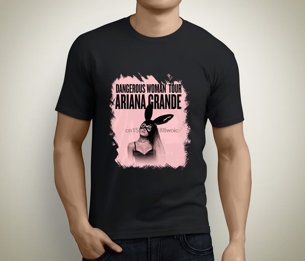 new ariana grande dangerous woman tour 2020 menblack t shirt size s to 5xl