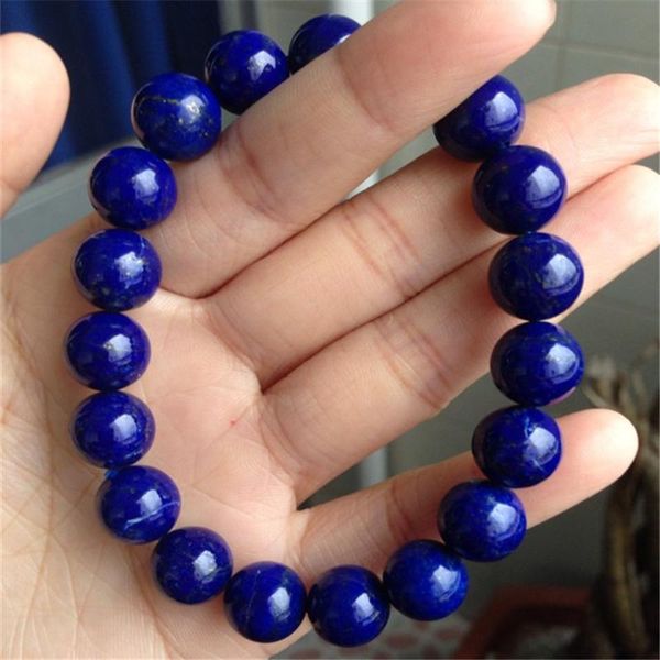 fashion stretch bracelets for women charm genuine blue lapis lazuli round beads jewelry natural stone bracelet 11mm, Black
fashion stretch bracelets for women charm genuine blue lapis lazuli round beads jewelry natural stone bracelet 11mm, Black
