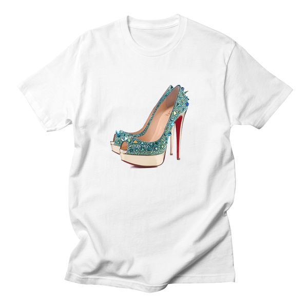 fashion high heels print funny summer t shirt women vogue princess short sleeve white t-shirt men cotton tshirt tees harajuku
fashion high heels print funny summer t shirt women vogue princess short sleeve white t-shirt men cotton tshirt tees harajuku