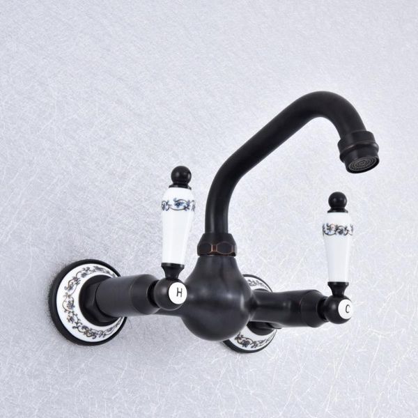 black oil rubbed brass bathroom kitchen sink basin faucet mixer tap swivel spout wall mounted dual ceramic handles msf710
black oil rubbed brass bathroom kitchen sink basin faucet mixer tap swivel spout wall mounted dual ceramic handles msf710