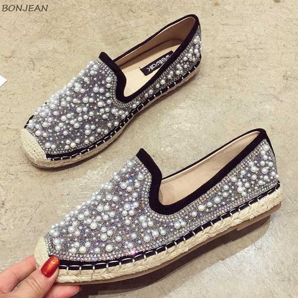 мода обувь женщина скольжение на мокасины pearl женских квартир espadrilles лето мокасины дама fisherman обувь женщина, Black
мода обувь женщина скольжение на мокасины pearl женских квартир espadrilles лето мокасины дама fisherman обувь женщина, Black