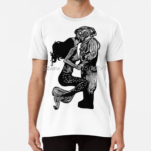 my underwater love t shirt linocut mermaid diver kiss linoprint linogravure love valentines beach t-shirt men cotton tshirt tees
my underwater love t shirt linocut mermaid diver kiss linoprint linogravure love valentines beach t-shirt men cotton tshirt tees