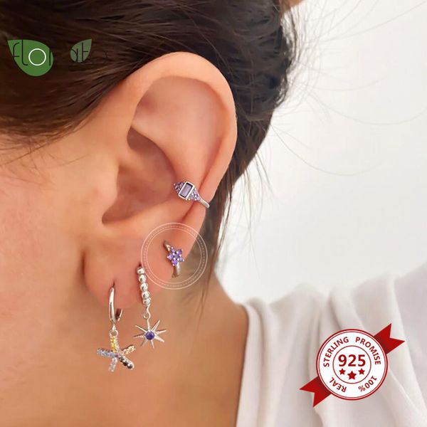 hoop & huggie 925 sterling silver white purple crystal huggies small hoops earrings skinny classic charming cz flower thin gift, Golden;silver
hoop & huggie 925 sterling silver white purple crystal huggies small hoops earrings skinny classic charming cz flower thin gift, Golden;silver