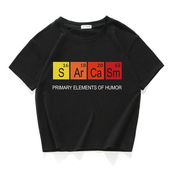 periodic table primary elements of humor/stealth crop funny cotton short t shirt women camisetas verano mujer women clothes
periodic table primary elements of humor/stealth crop funny cotton short t shirt women camisetas verano mujer women clothes
