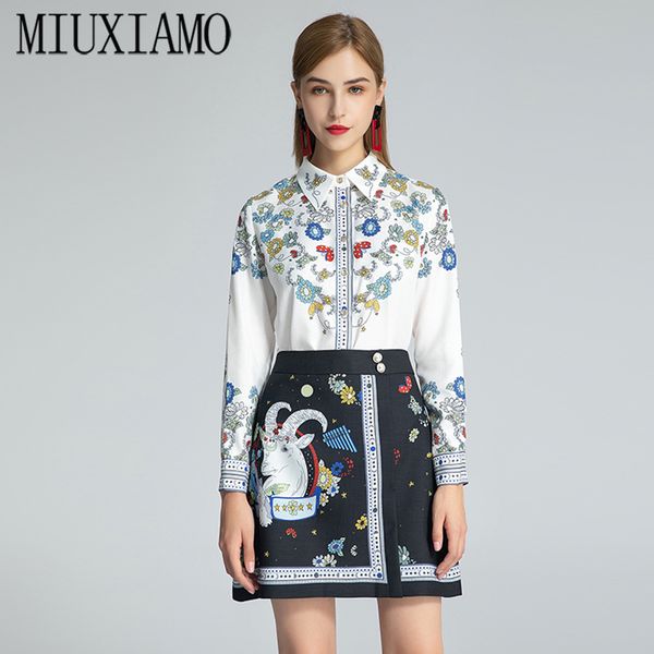 women's two piece pants miuximao quality 2021 office lady fall twinset elegant half sleeve luxury star animal print suits women vestido, White
women's two piece pants miuximao quality 2021 office lady fall twinset elegant half sleeve luxury star animal print suits women vestido, White