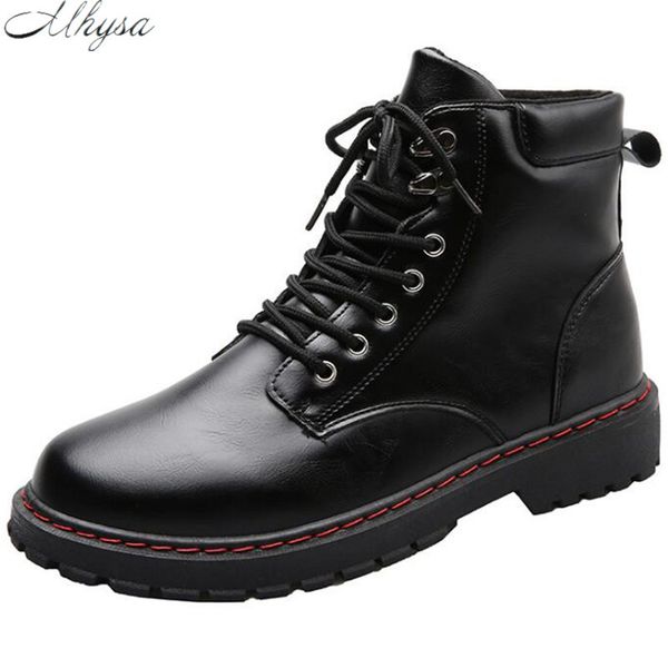 mhysa 2020 мужчины boots кожа мужчины осень зима пинетки мода low cut теплые сапоги кожа голеностопного botas hombre, Black
mhysa 2020 мужчины boots кожа мужчины осень зима пинетки мода low cut теплые сапоги кожа голеностопного botas hombre, Black